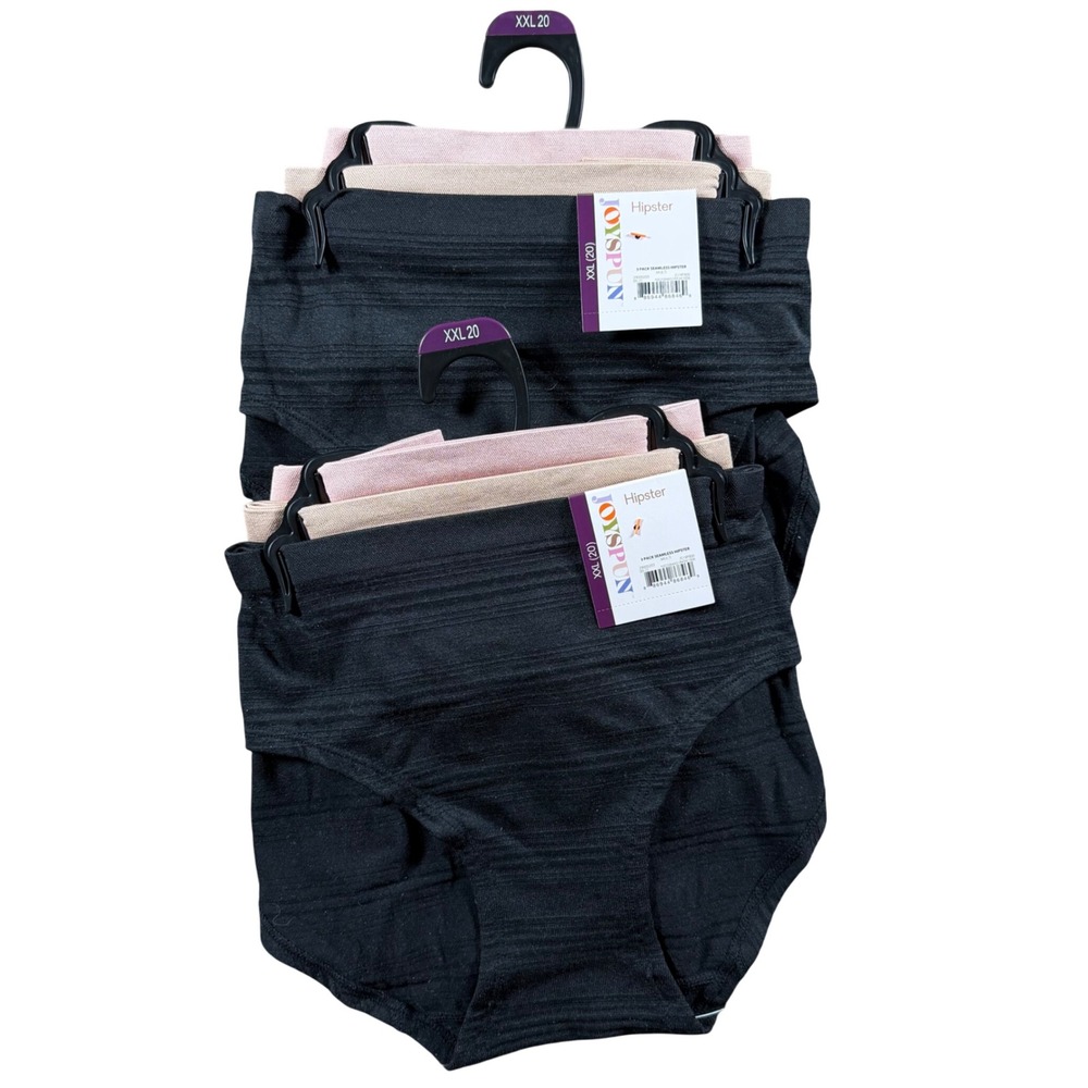 Joyspun Seamless Hipster Panties NEW womens 2X‎ 20 underwear bundle intimates